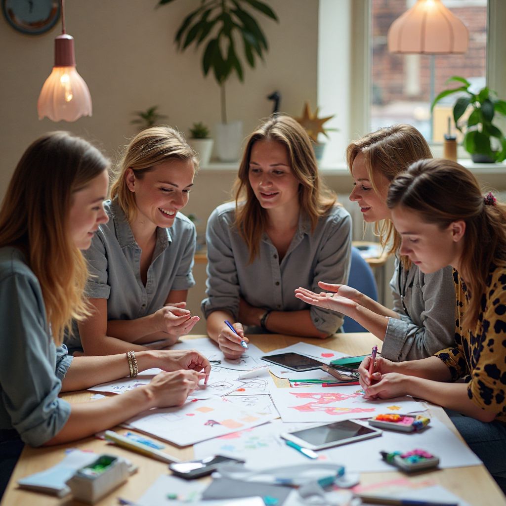TinyParty Makers team planning creative children's events
