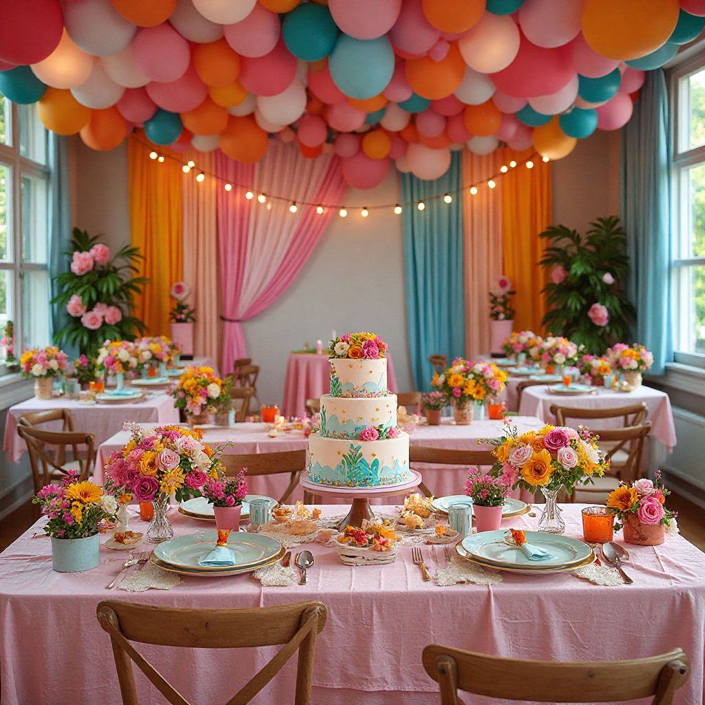 Themed birthday party decorations